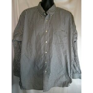 Vintage‎ Tommy Hilfiger Gingham Checkered Button Down Shirt Long Sleeve XL